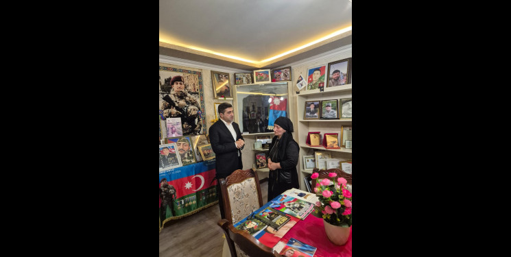 Qax Rayon İcra Hakimiyyətinin başçısı Elvin Paşayev mütəmadi olaraq şəhid ailələrini ziyarət edir