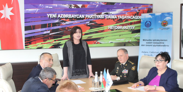 Rayonda “Müharibə iştirakçılarının sosial vəziyyətinə dair ümumi qiymətləndirmə” layihəsi çərçivəsində müharibə iştirakçıları və qazilərlə görüş keçirilib
