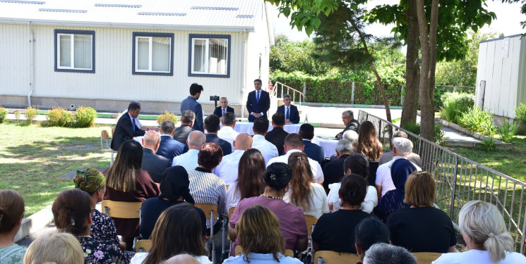 Qax Rayon İcra Hakimiyyətinin başçısı Elvin Paşayev Çudulu kəndində səyyar qəbul keçirib